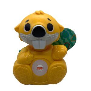 Fisher-Price Linkamals Boppin Beaver Interactive Musical Beaver Toy